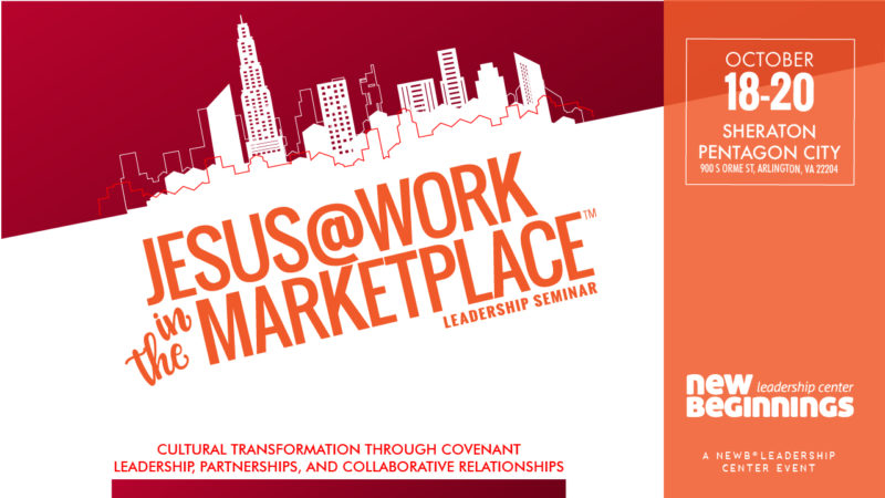 Registration Now Open – Jesus@Work 2019 – Early Bird Rates Ends September 30th