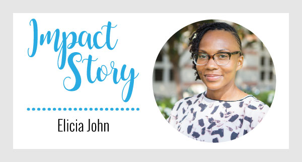 Impact Story: Elicia John